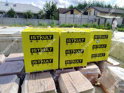Газобетонные блоки Istkult Егорьевск D500 625х100х200 перегородочные