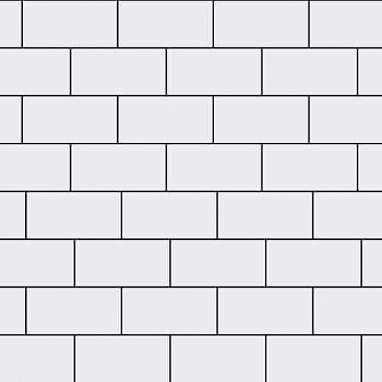 Тротуарная плитка Steinrus Прямоугольник Белая 60 мм