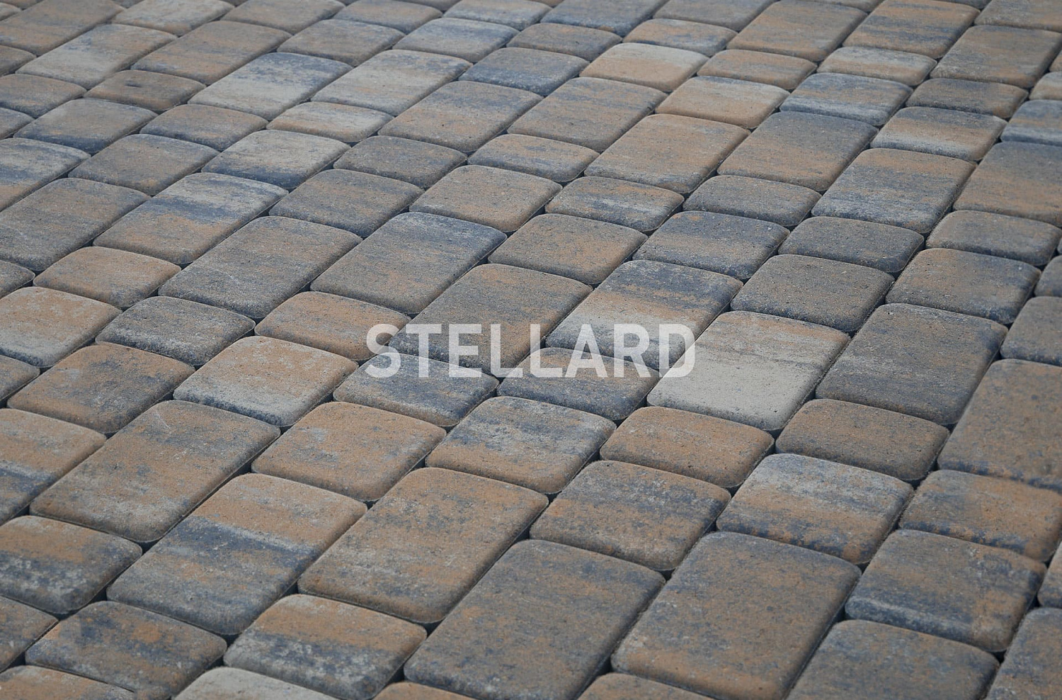 Тротуарная плитка Stellard Старый город Color mix Каньон 40